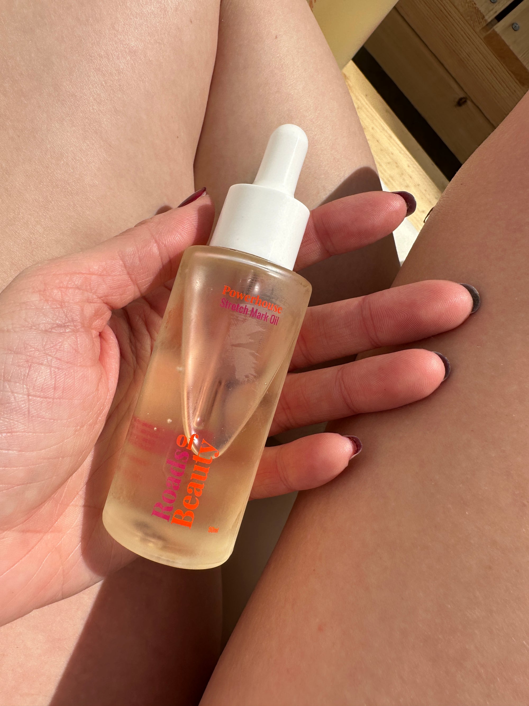 olio anti smagliature perfetto per la gravidanza. 